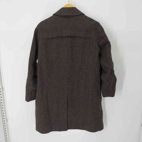 タケオキクチ TAKEO KIKUCHI 千鳥格子 ステンカラーコート メンズ JPN:2